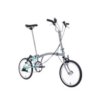 BROMPTON 小布A Line 哑光白 M把3速E版轻便便携折叠自行车