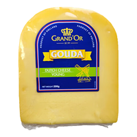 GRAND'OR格兰特奶酪 高达干酪(方形装) 200g 荷兰 原制奶酪 佐餐 高达干酪(方形装) 200g*1袋