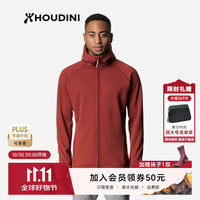 HOUDINI 胡丁尼PowerHoudi魔术大师户外25春新男polartec抓绒外套 Deep Red（深红）