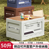 维简 Vilscijon 收纳箱 55升(57.8*43.3*33.3cm) 大号带木板