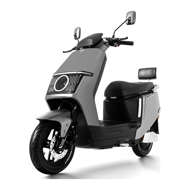 立马电动车 电动摩托车 耀影150公里长续航电动车 72V32Ah铅酸电池1500W电机 USB充电 极地灰