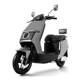 立马电动车 立马电动摩托车 耀影150公里长续航电动车 72V32Ah铅酸电池1500W电机 USB充电 极地灰