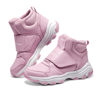 SKECHERS斯凯奇 加绒保暖 魔术贴 女童运动靴