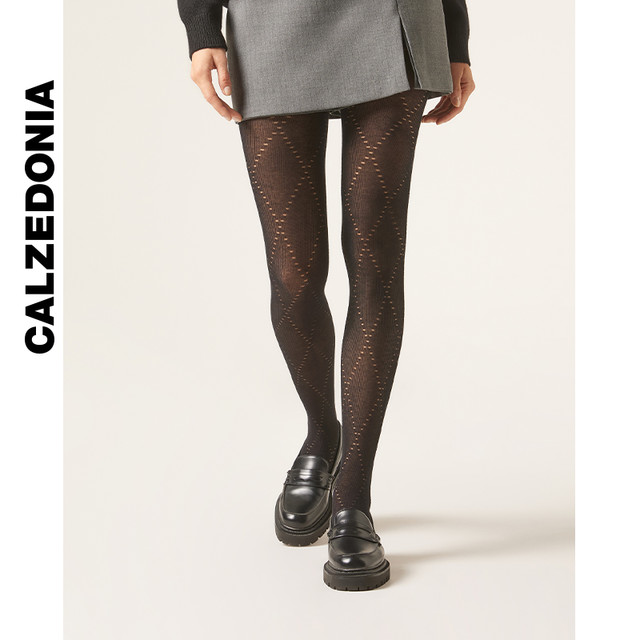 88VIP：Calzedonia 卡泽意袜 女士保暖镂空菱格连裤袜 MODC2130