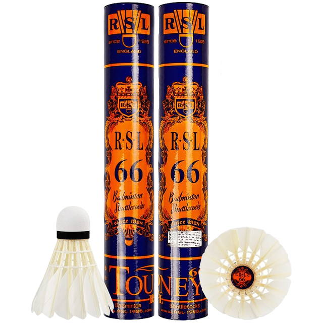 PLUS会员：亚狮龙 经典系列 RSL66 羽毛球 66号 77速 12只装