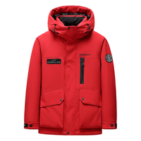 SNOWFLYING/雪中飞 工装风户外时尚 男士羽绒服 L /175/92A 红色