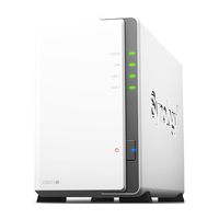 群晖 DS223j 双盘位 NAS网络存储服务器 私有云 智能相册 文件自动同步