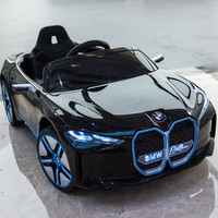 贝瑞佳 BeRica 宝马授权婴儿童电动车遥控四轮汽车宝宝小孩玩具可坐人男女礼物黑