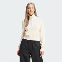 adidas 阿迪达斯 三叶草 女款秋季保暖立领修身针织衫