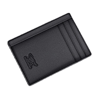 SEPTWOLVES 七匹狼 男士牛皮革卡包 A138215-01AG1 黑色