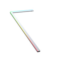 骨伽(COUGAR) 凌空水冷中塔电脑机箱 中空悬浮分仓结构 灯条白