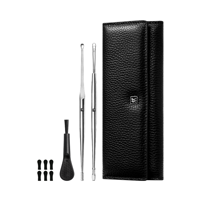  ZWILLING/双立人 钛合金 挖耳勺套装+替换硅胶套+耳扒勺