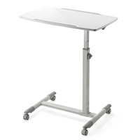 SANWA SUPPLY 山业 日本SANWA笔记本电脑桌多功能支架桌移动升降桌懒人沙发床边小桌子站立办公桌台式桌小户型家用卧室写字桌子