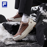 FILA 男鞋BOA EXPLORER 3户外鞋2025冬探险家3跑步鞋 淤泥棕/亮灰-EA 40