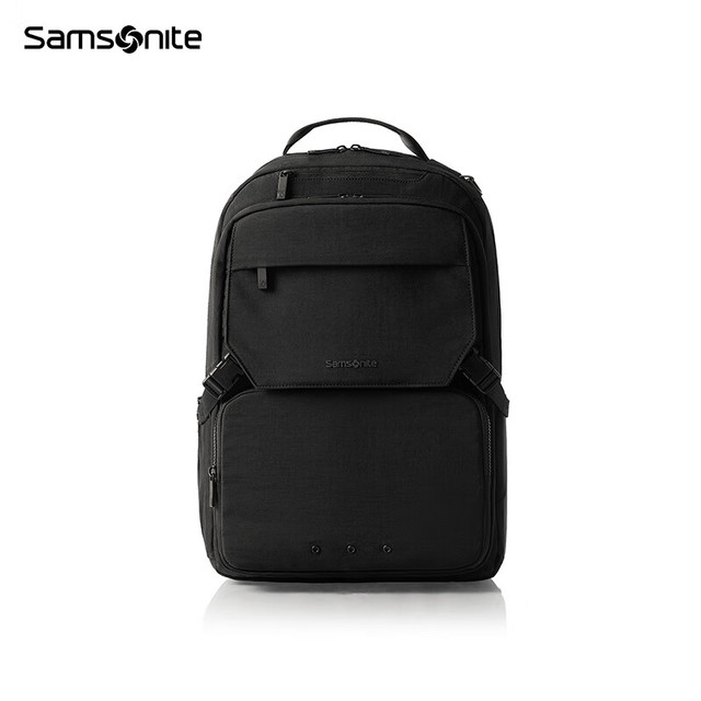 PLUS会员：Samsonite 新秀丽 男士双肩包 NX5*09001 15.6英寸