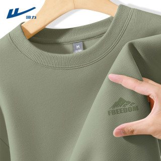 回力 男士卫衣2025新款春秋款上衣男秋季圆领打底衫男款秋装长袖Y