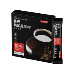 京东京造 美式黑咖啡粉 2g*30条 0脂