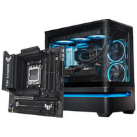 PRIME AP202 灵光岛悬浮式海景房机箱 & TUF GAMING B850M-PLUS WIFI 黑色