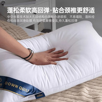 拉夏贝尔 酒店枕头枕芯一助眠护颈椎五星级酒店羽丝绒宿舍午睡家用枕头