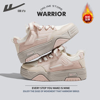 WARRIOR 回力 女童棉鞋2025冬季新款儿童二棉加绒运动鞋大童青少年保暖冬鞋