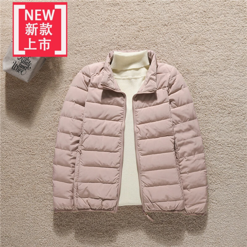 超轻羽绒服女式羽绒服冬季中款超薄羽绒服女轻薄冬季白鸭绒2022新款轻薄服女短款轻便时尚小个子