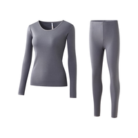 红豆女士纯棉秋衣柔软透气棉毛衫保暖内衣秋冬全棉保暖套装女