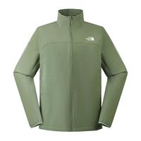 北面（The North Face）男款外套Tek Approach户外运动徒步防泼水防风棋盘格软壳衣8DG2