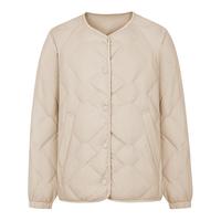 combo/康博轻薄羽绒服女内胆2025时尚短款休闲保暖菱形格外套