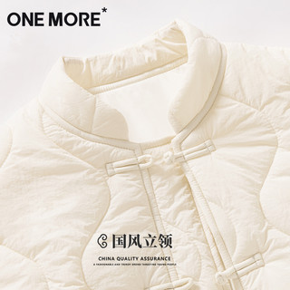one more棉服女冬季2025新中式国风棉袄小个子加厚夹棉棉衣Y XL