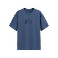 Gap 盖璞 棉质印花Logo 宽松短袖T恤