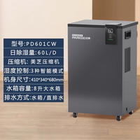 百奥 别墅家用除湿机大功率地下室吸湿室内抽湿工业除湿器PD601CW