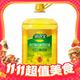 PLUS会员：道道全 低芥酸压榨菜籽油 5L