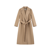 MAXMARA 女士绵羊毛长款大衣外套