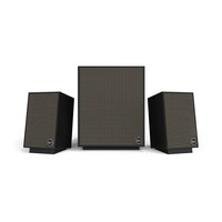 杰士 ,pmh2 .1HIFI蓝牙低音木质电脑电视投影手机 哑光黑色