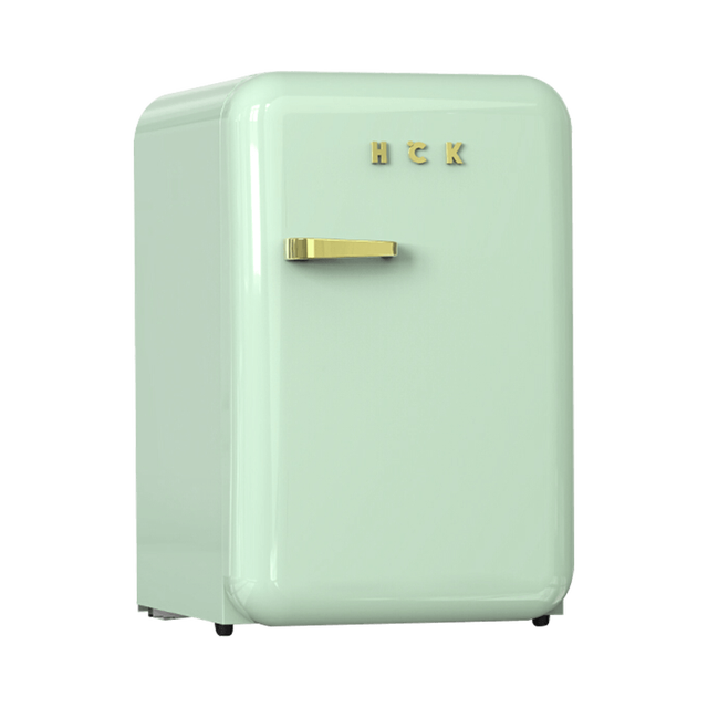 哈士奇 BC-130PGC 复古小冰箱 107升 浅绿