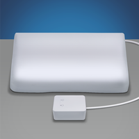 云触 颈椎枕 可调枕高 超宽气囊 智能牵引按摩记忆棉护颈枕 1个装 白色 | 限时下单送枕套*1