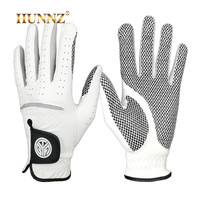 HUNNZ 品牌高尔夫手套男士防滑耐磨透气运动GOLF手套2024新款