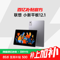 联想 Lenovo 小新平板12.1 天玑6400 2.5K超清大屏 10200mAh长续航 影音娱乐学习 旗舰AI性能 8+256G灰