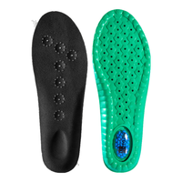 IQGD运动鞋垫男牛皮女透气舒适减震软弹4111 1双装