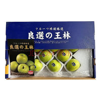 京自鲜生青森苹果日本引进品种大果王林苹果香甜多汁新鲜水果 9/12枚礼盒装