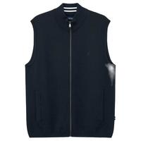 NAUTICA/诺帝卡男装秋冬基础款棉混纺柔软透气针织毛衣背心SO3304