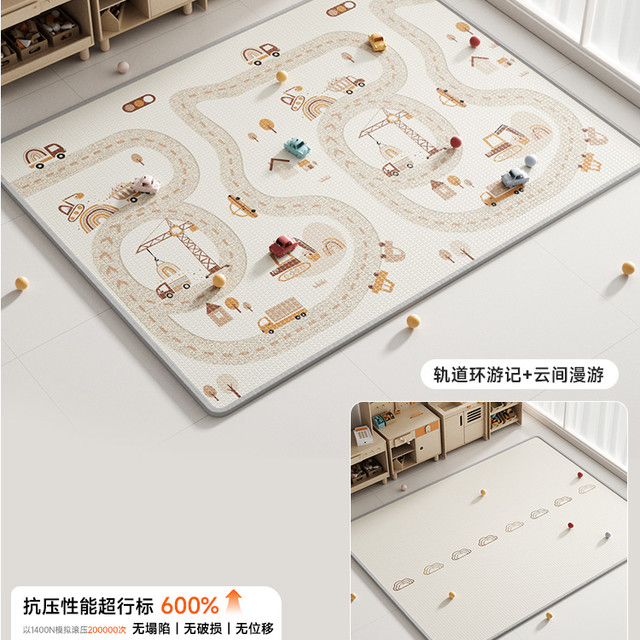 mloong 曼龙 婴儿爬爬垫宝宝加厚家用防摔无甲醛xpe客厅地垫儿童爬行垫
