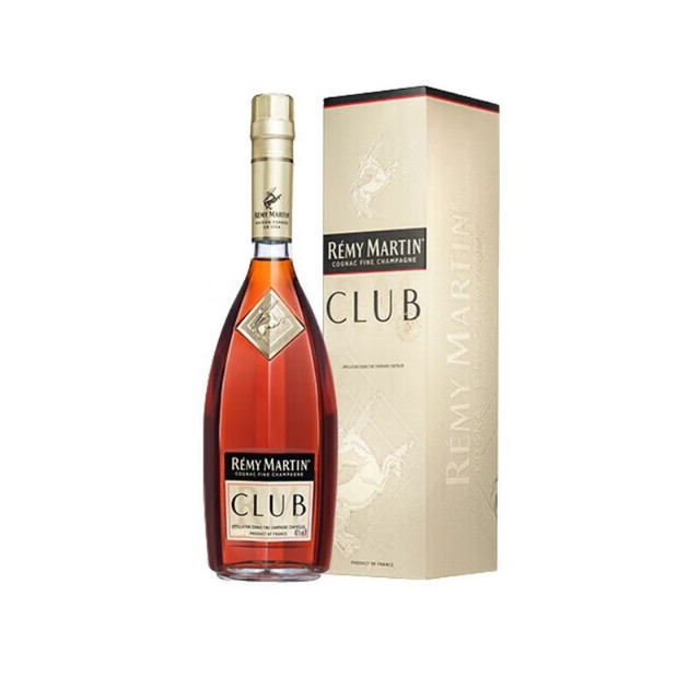 RÉMY MARTIN 人头马 Club 特级 干邑白兰地 1000ml 单瓶装