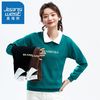 JEANSWEST 真维斯 女士衬衫领卫衣 2025春秋季