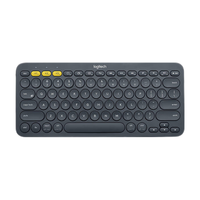 logitech 罗技 k380 79键 蓝牙无线薄膜键盘 黑色 无光