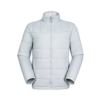 黑冰25男款户外金标P棉防水透湿防泼防油污防风耐磨棉服 灰色 2XL