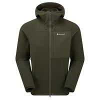 MONTANE盟泰恩 TENACITY XT 软壳外套男连帽防风山地户外通勤运动服 OAK GREEN 橡树绿 XL