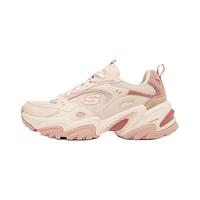 SKECHERS/斯凯奇 机甲鞋二代休闲运动鞋 女士老爹鞋 缓震复古 PINK/PINK 37