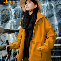 Jeep 吉普 男女同款户外三防冲锋衣