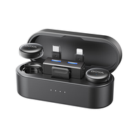 BOYA 博雅麦克风BOYALINK 3无线领夹麦克风一拖一 户外采访直播vlog短视频相机手机无线降噪收音麦话筒